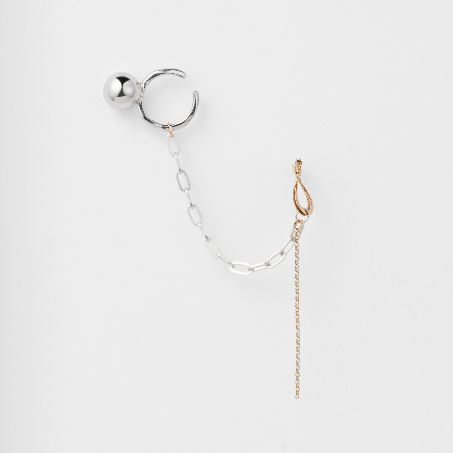 agete「シルバー／K10ピアスチャーム（片耳用）」|その他|