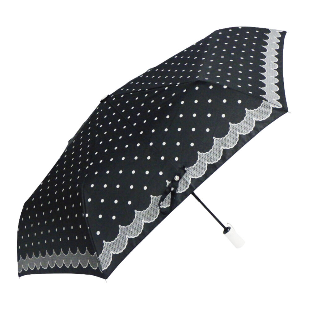 BACKYARD FAMILY「折りたたみ傘 自動開閉 レディース 通販 軽量 軽い はっ水 撥水 @quas hack」|傘|ブラック4