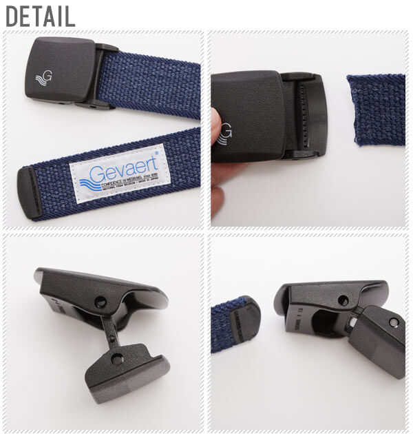 BACKYARD FAMILY「ベルト ゲバルト GEVAERT ゴムベルト プラバックル 布ベルト ガチャベルト 通販 35mm」|ベルト|