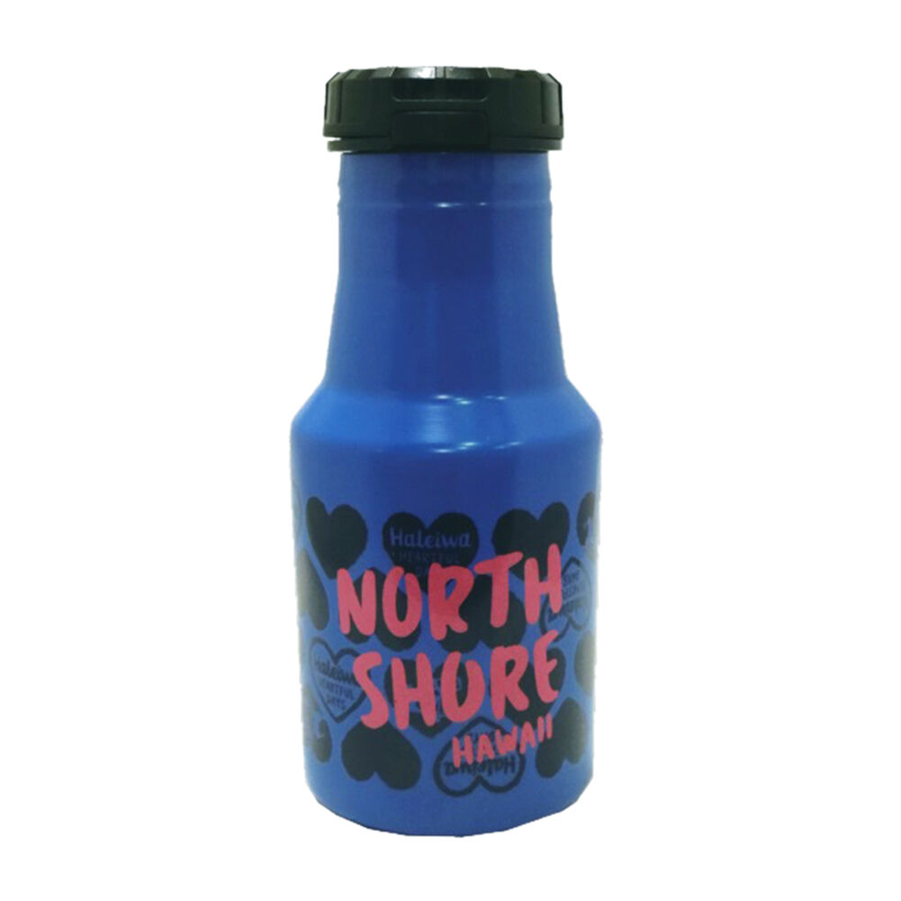 BACKYARD FAMILY「ステンレスボトル おしゃれ ブランド 通販 直飲み 350ml ワンタッチボトル 水筒 ハレイワ」|食器・キッチングッズ|ブルー1