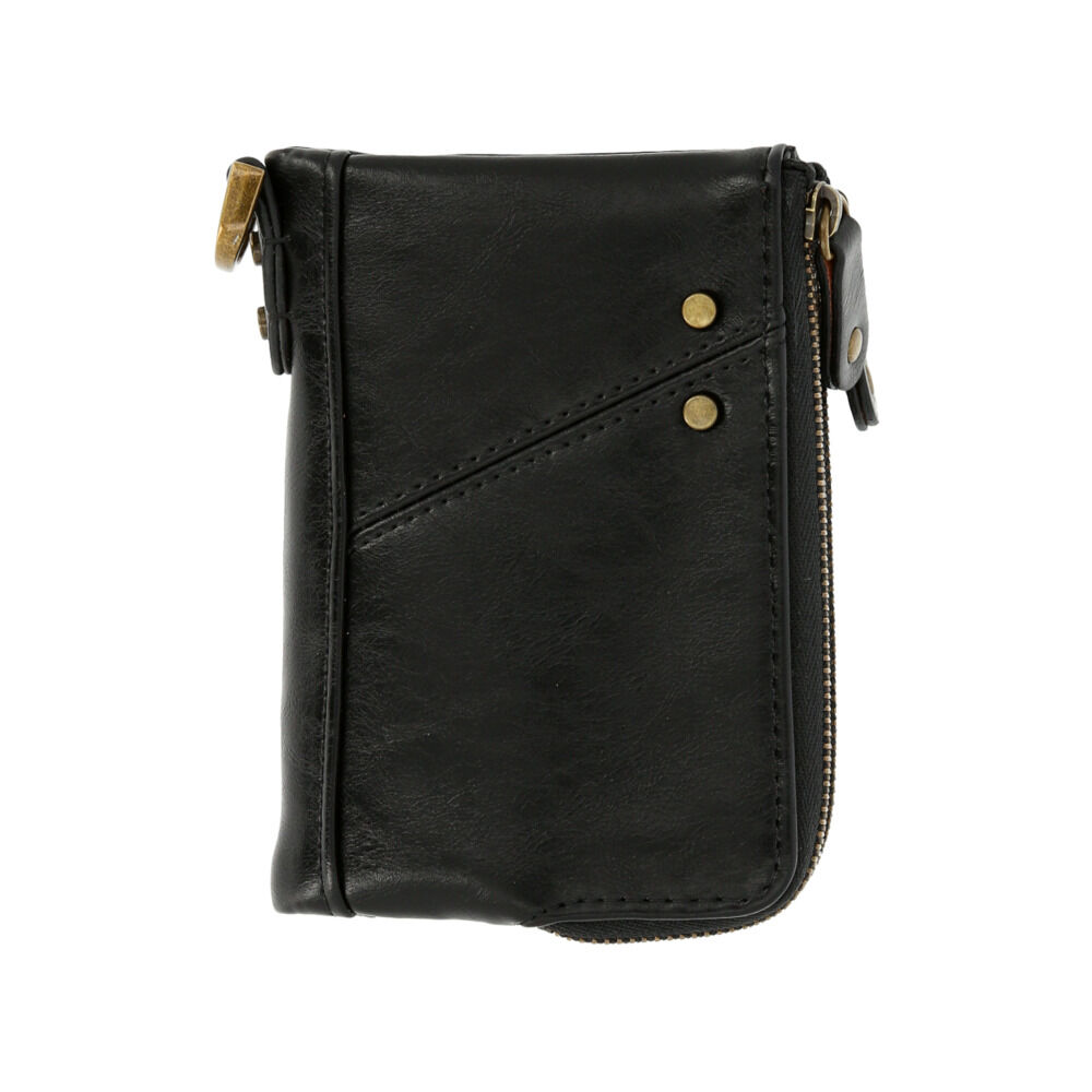 BACKYARD FAMILY「Control Cross コントロールクロス 財布 二つ折り ポケット 通販 メンズ レディース」|財布|ブラック1