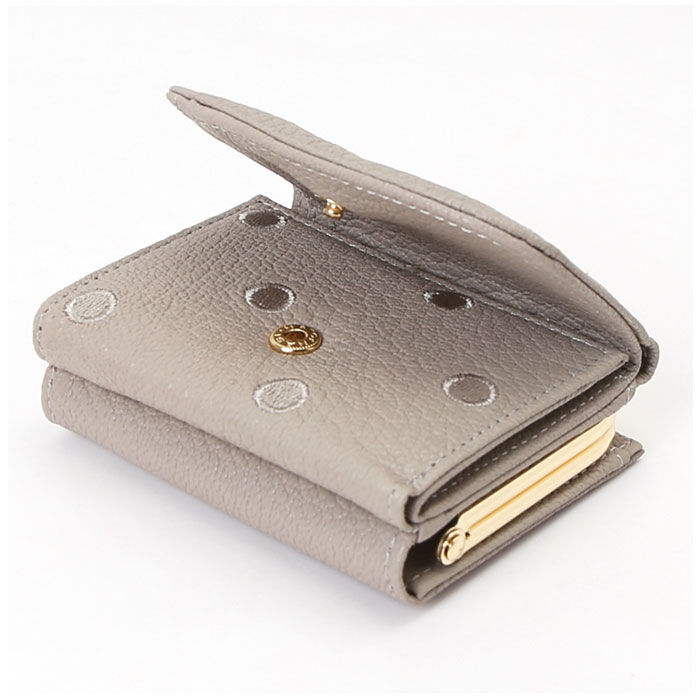 BACKYARD FAMILY「ペルケ perche 財布 通販 三つ折り財布 折り財布 折財布 アクリル玉 三つ折りウォレット」|財布|