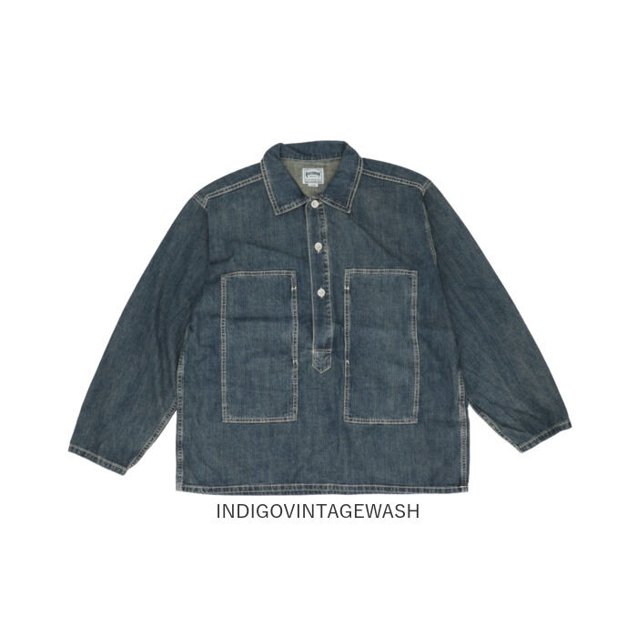 BACKYARD FAMILY「ヒューストン シャツ 40696 通販 HOUSTON デニムシャツ プルオーバーシャツ 長袖」|その他|