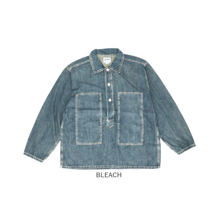 BACKYARD FAMILY「ヒューストン シャツ 40696 通販 HOUSTON デニムシャツ プルオーバーシャツ 長袖」|その他|