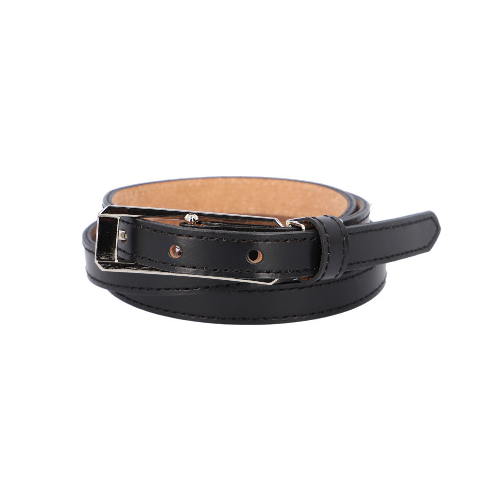 BACKYARD FAMILY「ベルト レディース 細い 通販 革工房いんのしま KIL011 レディースベルト 革ベルト」|ベルト|ブラック1