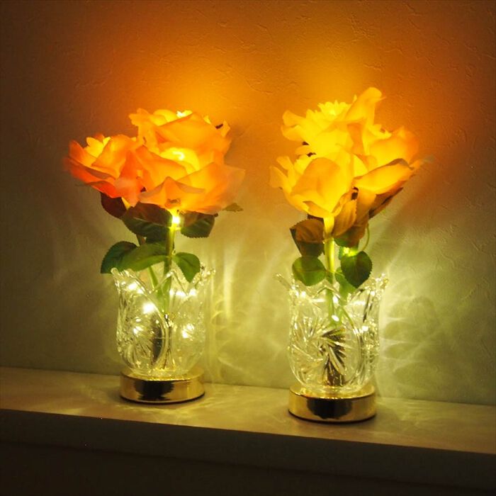 BACKYARD FAMILY「テーブルライト コードレス 楽天 エレガントライト ROSE ライト 電池式 ランプ」|その他|