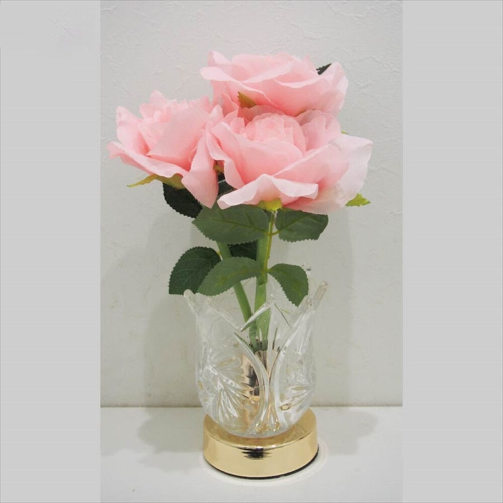 BACKYARD FAMILY「テーブルライト コードレス 楽天 エレガントライト ROSE ライト 電池式 ランプ」|その他|ピンク1