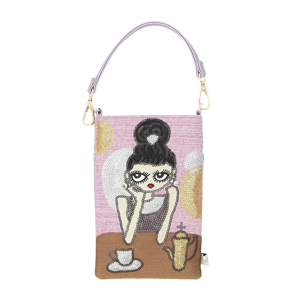 BACKYARD FAMILY「スマホショルダーバッグ レディース 通販 Lyre バッグ スマホバッグ ミニショルダー」|ショルダー・メッセンジャー|ピンク1