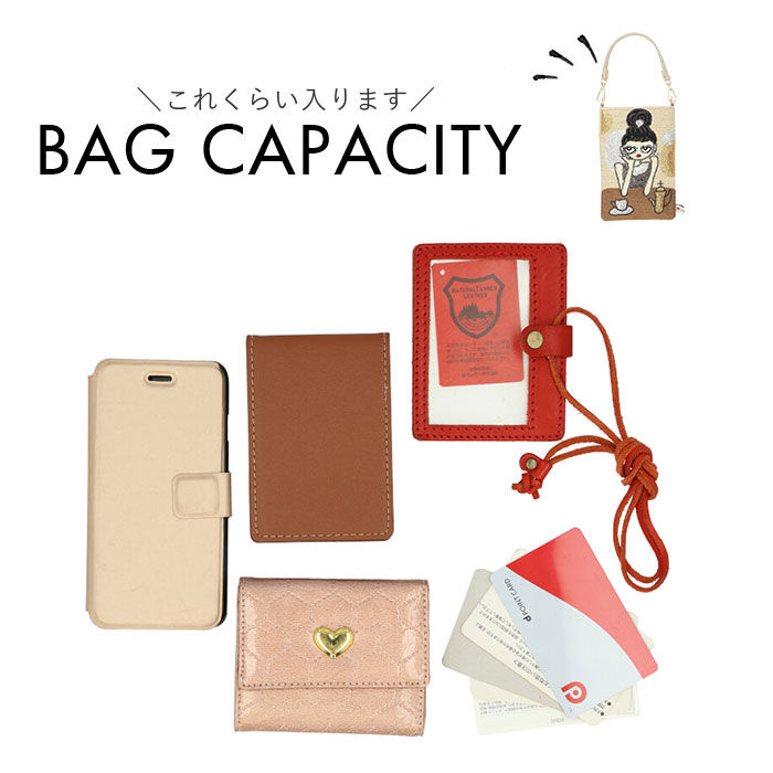 BACKYARD FAMILY「スマホショルダーバッグ レディース 通販 Lyre バッグ スマホバッグ ミニショルダー」|ショルダー・メッセンジャー|