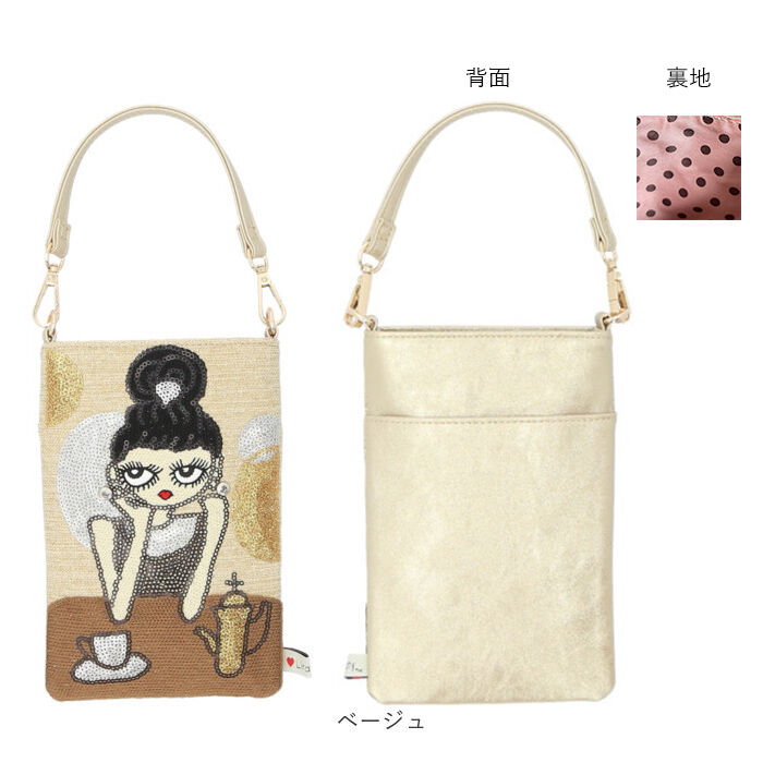 BACKYARD FAMILY「スマホショルダーバッグ レディース 通販 Lyre バッグ スマホバッグ ミニショルダー」|ショルダー・メッセンジャー|