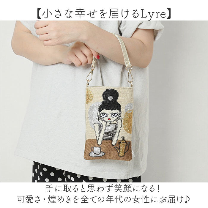 BACKYARD FAMILY「スマホショルダーバッグ レディース 通販 Lyre バッグ スマホバッグ ミニショルダー」|ショルダー・メッセンジャー|