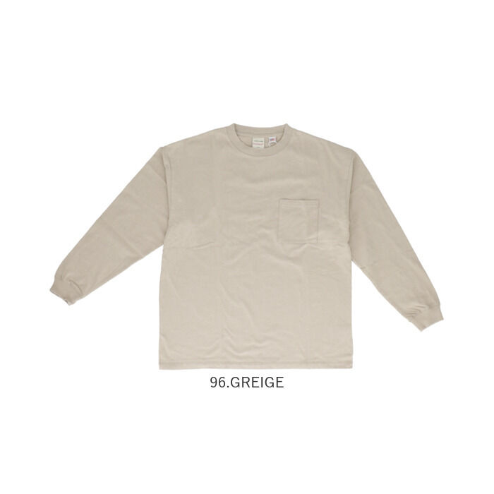 BACKYARD FAMILY「メンズ 長袖tシャツ 通販 BIGTシャツ 男性 ロングスリープ ポケット付 袖リブ 長袖Tシャツ」|Tシャツ・カットソー|