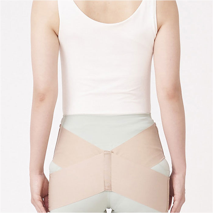 BACKYARD FAMILY「骨盤ベルト 通販 日本製 動きやすい 2本ベルト 女性 骨盤サポート ゆがみ 歪み 骨盤 着脱簡単」|その他|