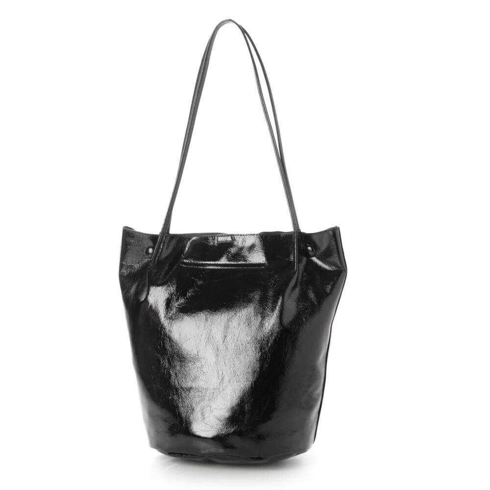 cache cache「cachecache カシュカシュ トートバッグ バケツ型 肩掛け 通販 バケツトート」|ショルダー・メッセンジャー|ブラック1