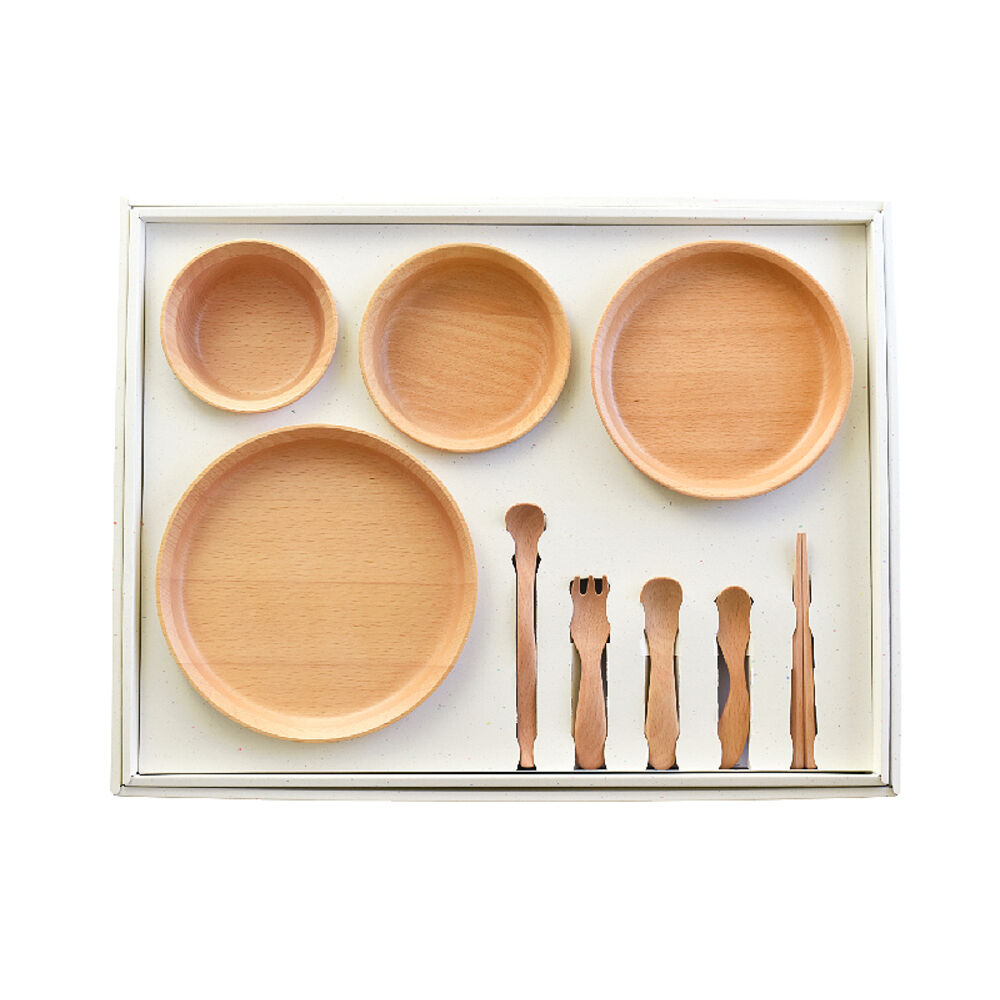 BACKYARD FAMILY「子供用食器セット 通販 GD09-SSH スプーン フォーク お食い初め 木製 木 おしゃれ 食器」|食器・キッチングッズ|ベージュ1