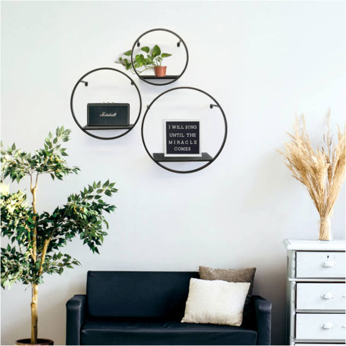 BACKYARD FAMILY「アイアン 壁掛け棚 収納 ウォールシェルフ 通販 棚 システム収納 シェルフ ラック」|その他|