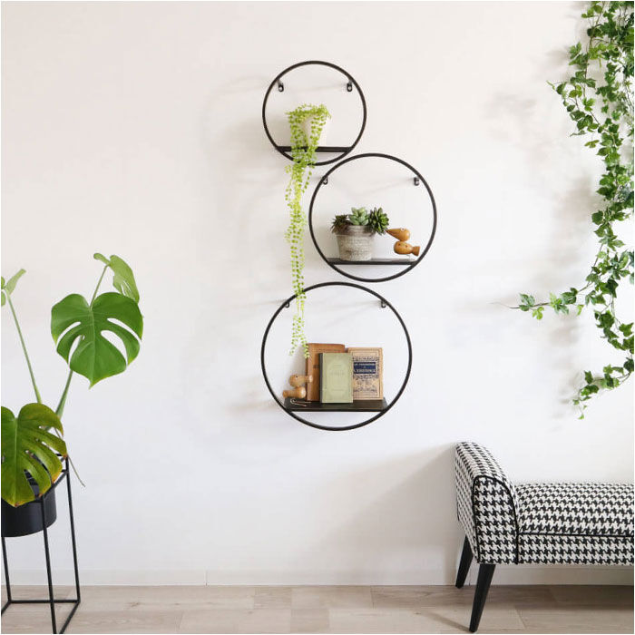 BACKYARD FAMILY「アイアン 壁掛け棚 収納 ウォールシェルフ 通販 棚 システム収納 シェルフ ラック」|その他|