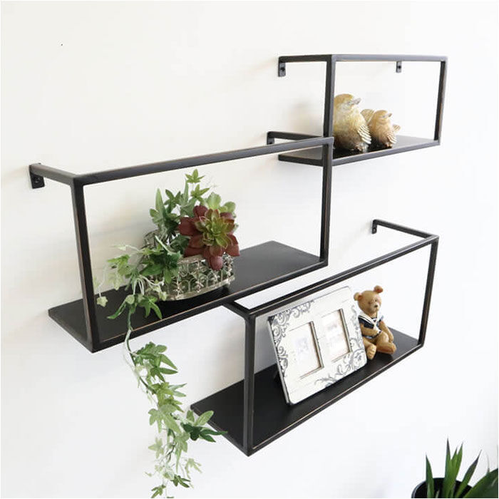 BACKYARD FAMILY「アイアン 壁掛け棚 収納 ウォールシェルフ 通販 棚 システム収納 シェルフ ラック」|その他|