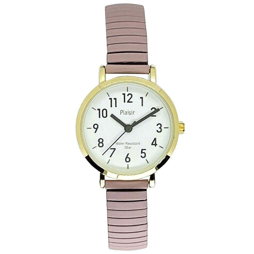 BACKYARD FAMILY「plaisir 時計 NTK-290 通販 腕時計 ニッケルフリー リストウォッチ レディース」|腕時計|ピンク1
