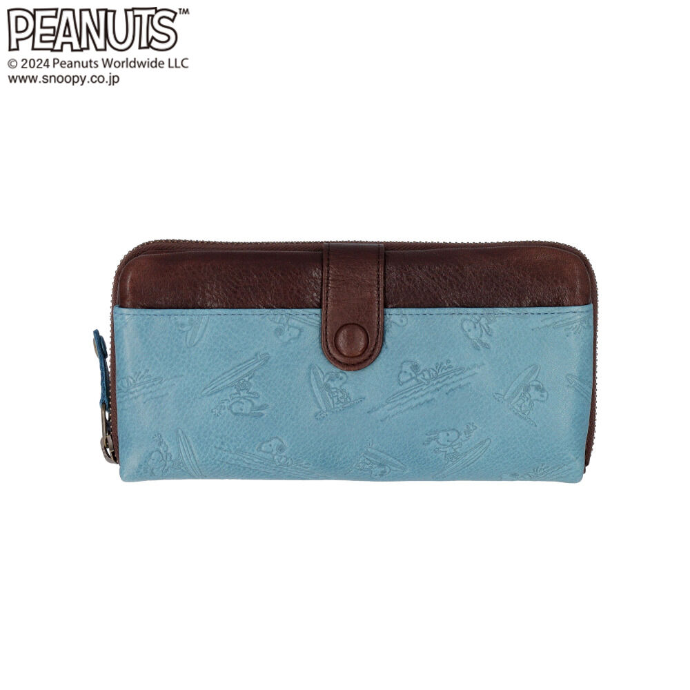 BACKYARD FAMILY「PEANUTS ピーナッツ 長財布 73461 通販 財布 お財布 さいふ サイフ」|財布|ブルー1