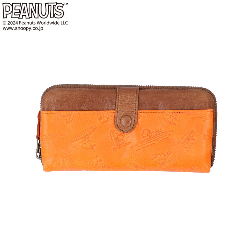 BACKYARD FAMILY「PEANUTS ピーナッツ 長財布 73461 通販 財布 お財布 さいふ サイフ」|財布|オレンジ1