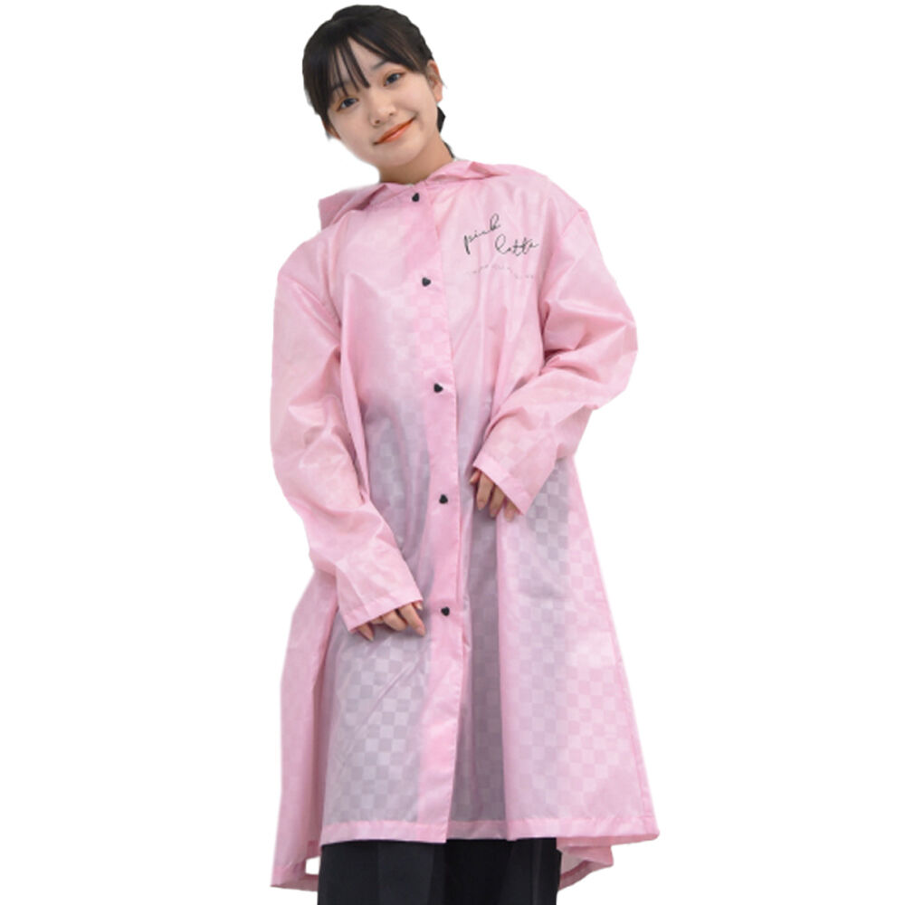 BACKYARD FAMILY「ピンクラテ レインコート 通販 pink-latte ブランド 子供 キッズ ランドセル対応」|その他|ピンク2