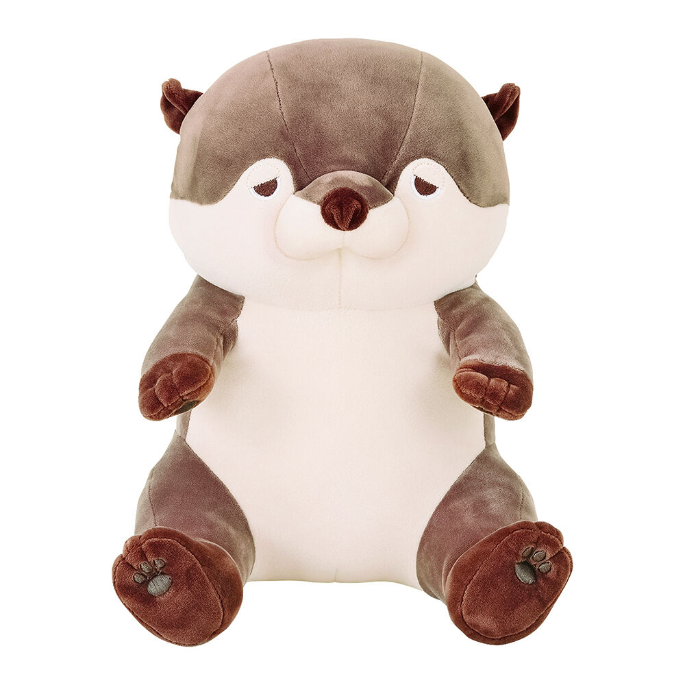 BACKYARD FAMILY「抱き枕 ぬいぐるみ 通販 プレミアムねむねむアニマルズ 座り抱きまくら M ねむねむアニマルズ」|その他|ブラウン2