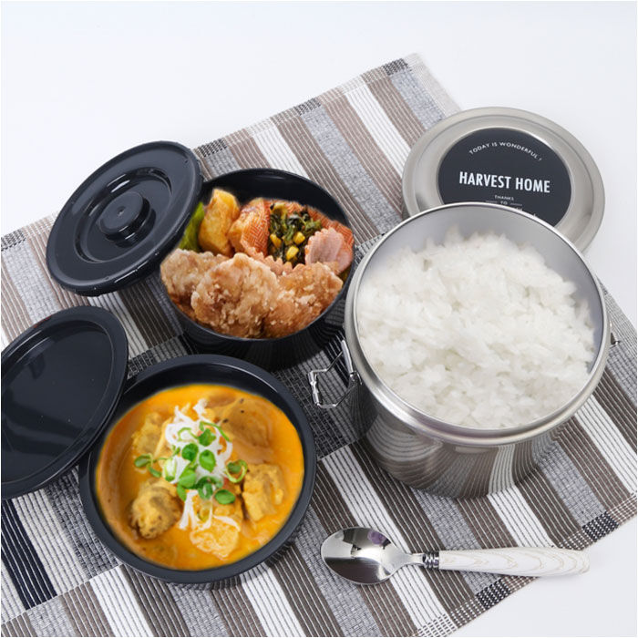 BACKYARD FAMILY「保温弁当箱 大容量 通販 820ml 保温弁当 二段 お弁当箱保温 ランチジャー ランチボックス」|食器・キッチングッズ|