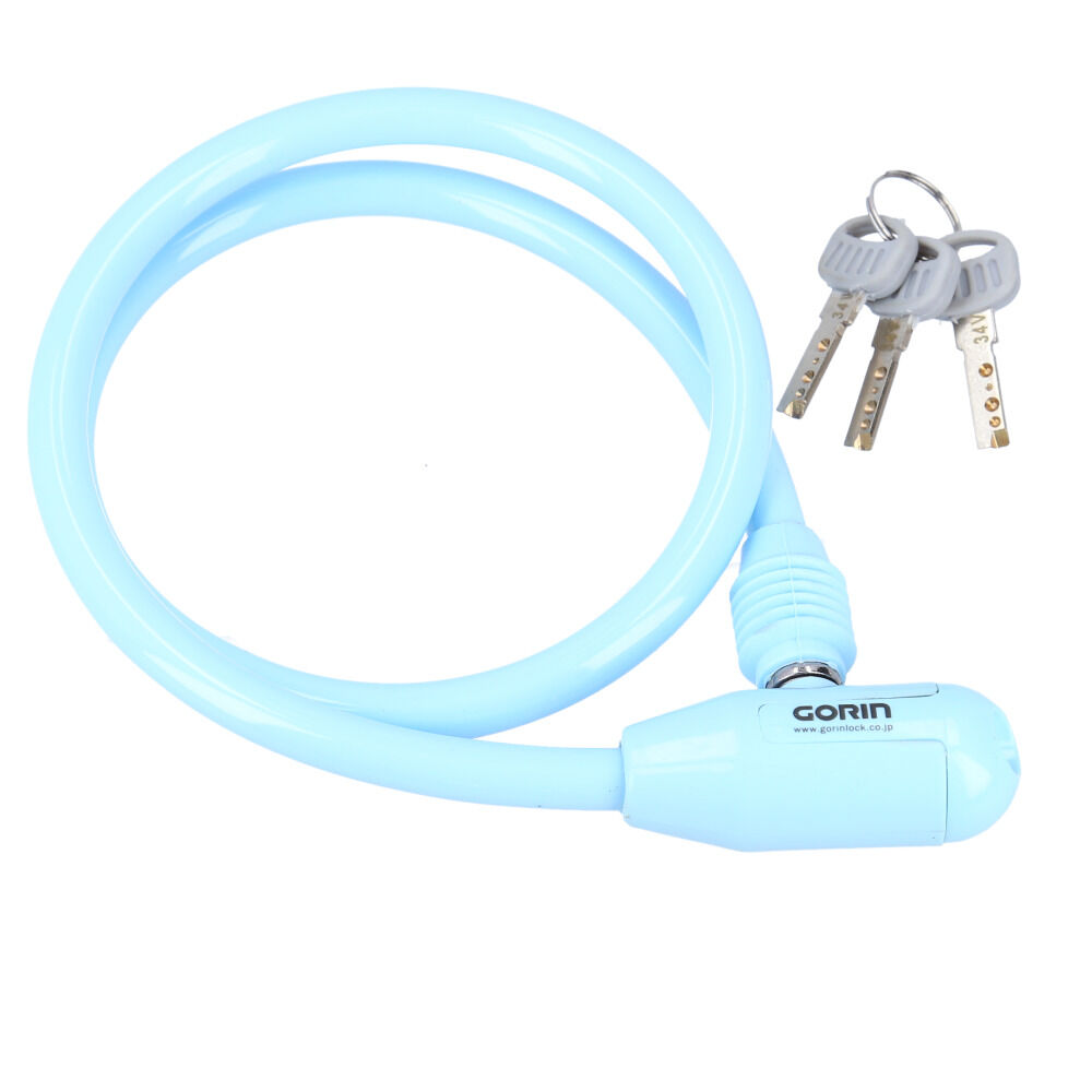 BACKYARD FAMILY「GORIN ゴリン ワイヤーロック G-222 通販 自転車用ワイヤーロック ワイヤー錠」|その他|ブルー1