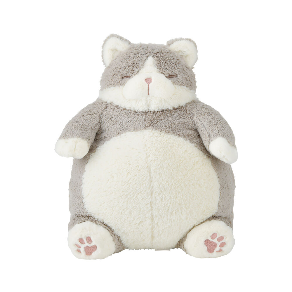 BACKYARD FAMILY「ねこ肯定感 抱きまくら M 通販 Mサイズ だきまくら アニマル抱き枕 抱き枕 クッション」|その他|グレー1