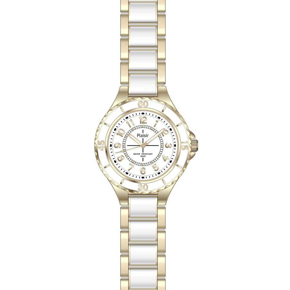 BACKYARD FAMILY「plaisir 時計 NTK-313 通販 腕時計 ニッケルフリー リストウォッチ レディース」|腕時計|ホワイト1