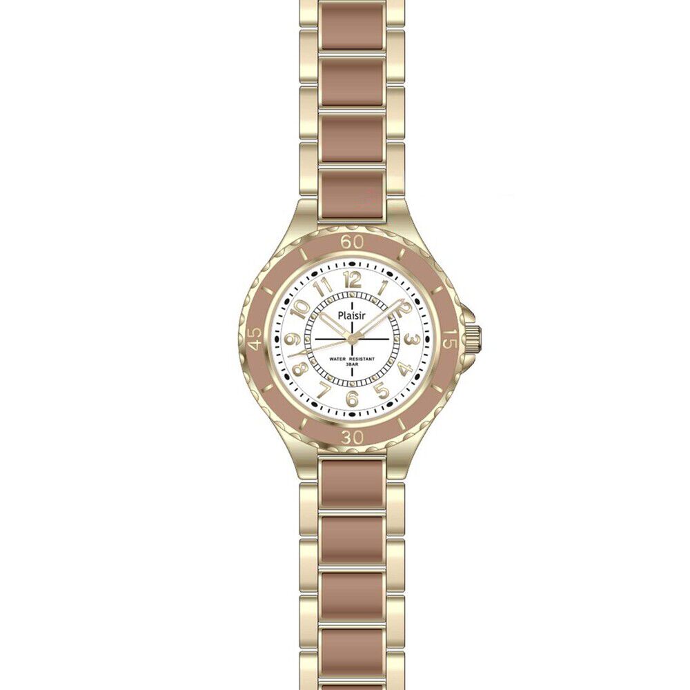 BACKYARD FAMILY「plaisir 時計 NTK-313 通販 腕時計 ニッケルフリー リストウォッチ レディース」|腕時計|ブラウン1