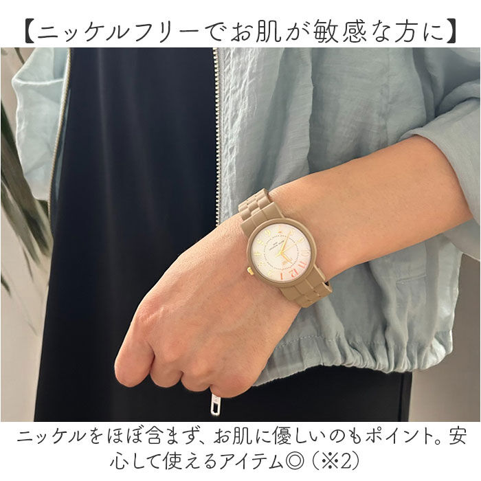 BACKYARD FAMILY「plaisir 時計 NTK-314 通販 腕時計 ニッケルフリー リストウォッチ レディース」|腕時計|