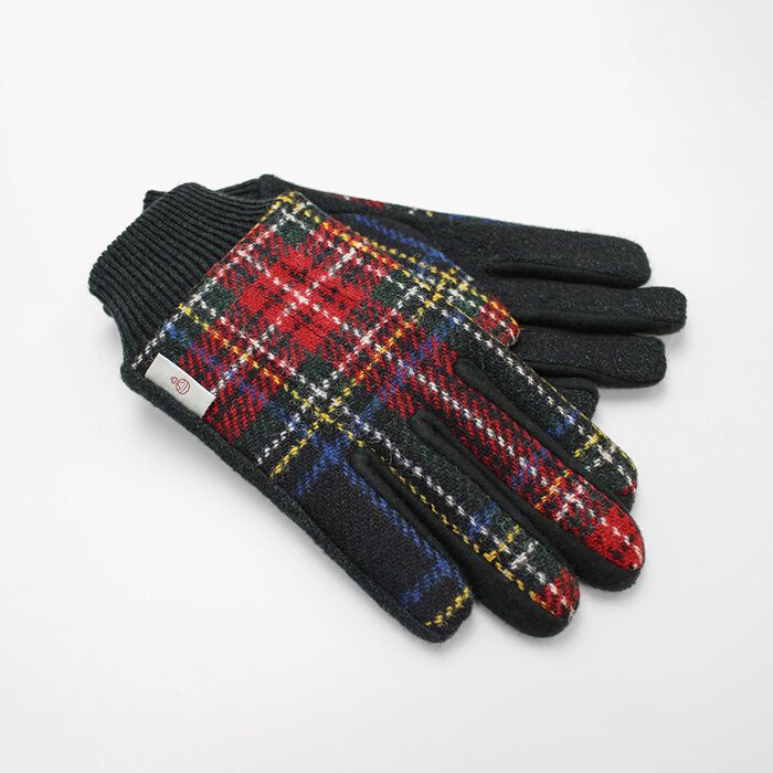 BACKYARD FAMILY「ハリスツイード 手袋 メンズ 通販 Harris Tweed グローブ 手ぶくろ」|手袋|
