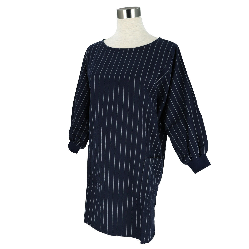 BACKYARD FAMILY「フレンズヒル 割烹着 通販 割ぽう着 かっぽうぎ キッチンエプロン エプロン スモック かっぽう着」|その他|ブルー2