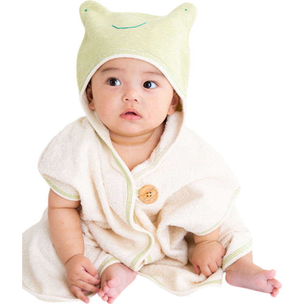 BACKYARD FAMILY「バスポンチョ 日本製 バスローブ 通販 タオル 赤ちゃん ベビー 新生児 女の子 男の子 出産祝い」|その他ベビーウェア|ホワイト3