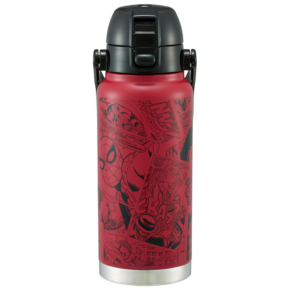 BACKYARD FAMILY「スケーター 水筒 キャラクター std8h 通販 ハンドル付 ダイレクトボトル Skater」|食器・キッチングッズ|レッド1