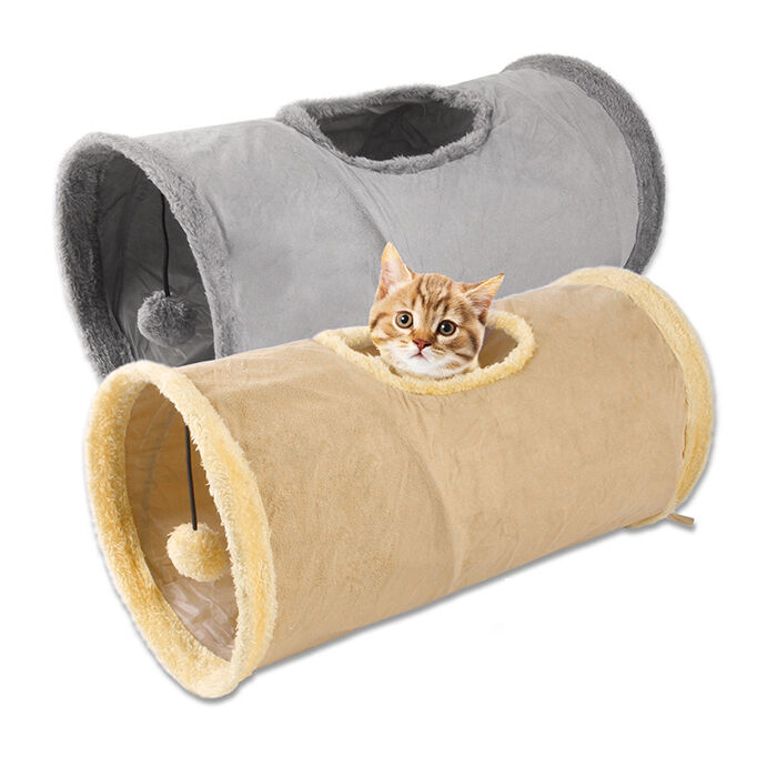 BACKYARD FAMILY「猫 トンネル 通販 おもちゃ 一人遊び 玩具 猫用 ねこ ネコ モコモコ 折りたたみ コンパクト」|その他|