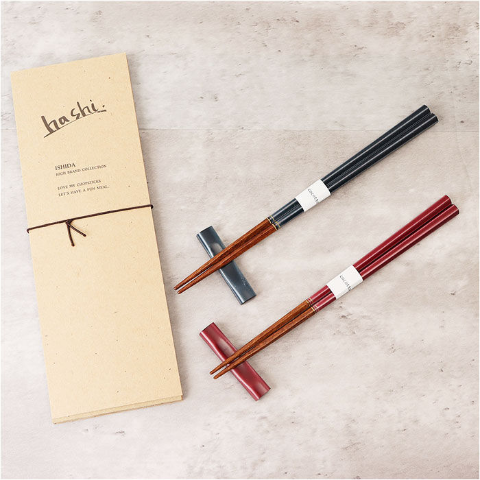 BACKYARD FAMILY「イシダ 夫婦箸 エスクード 通販 日本製 ペア 箸 ギフト 箸置き セット エシカルBOX お箸」|食器・キッチングッズ|