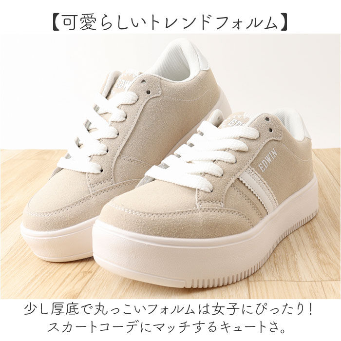 BACKYARD FAMILY「EDWIN スニーカー エドウィン EDW-4374 通販 靴 ローカットスニーカー 運動靴」|スリッポン|