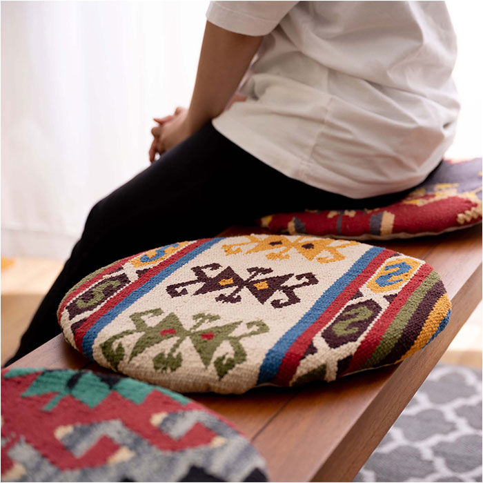 BACKYARD FAMILY「シートクッション 通販 座布団 チェアパッド キリムシートクッション クッション 座面クッション」|その他|