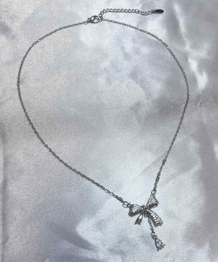 BACKYARD FAMILY「ネックレス レディース シンプル 通販 ペンダント リボンネックレス リボン レディースジュエリー」|その他|