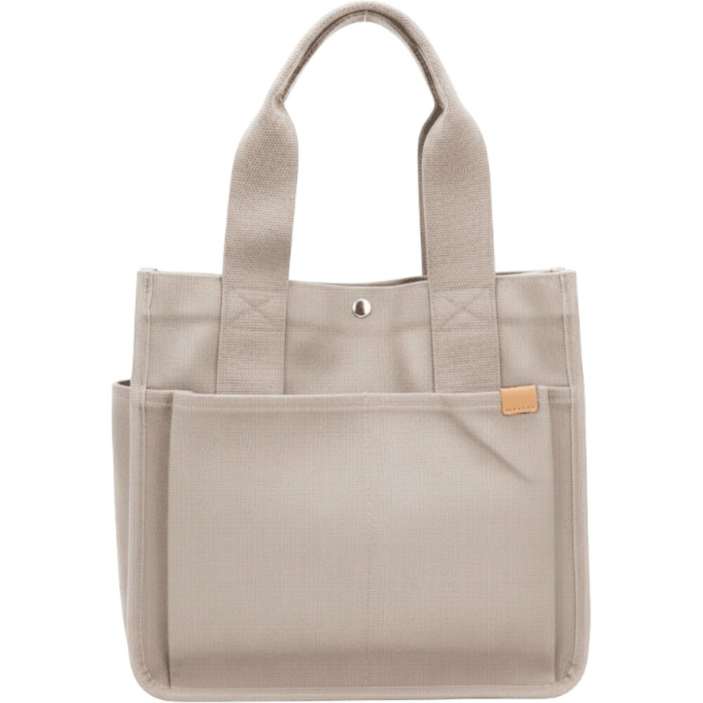BACKYARD FAMILY「仕切り付き トートバッグ a4 通販 キャンバス トート レディース キャンバスバッグ 肩掛け」|トートバッグ|グレー1