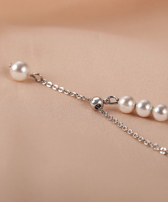 BACKYARD FAMILY「パール y字 ネックレス 通販 ペンダント 首飾り ジュエリー アクセサリー レディース」|その他|