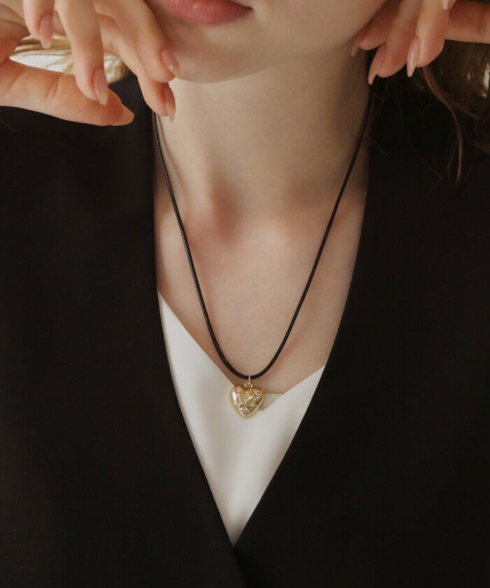 BACKYARD FAMILY「ネックレス ハート 通販 ハートネックレス ペンダント レディース アクセサリー ビジューハート」|その他|