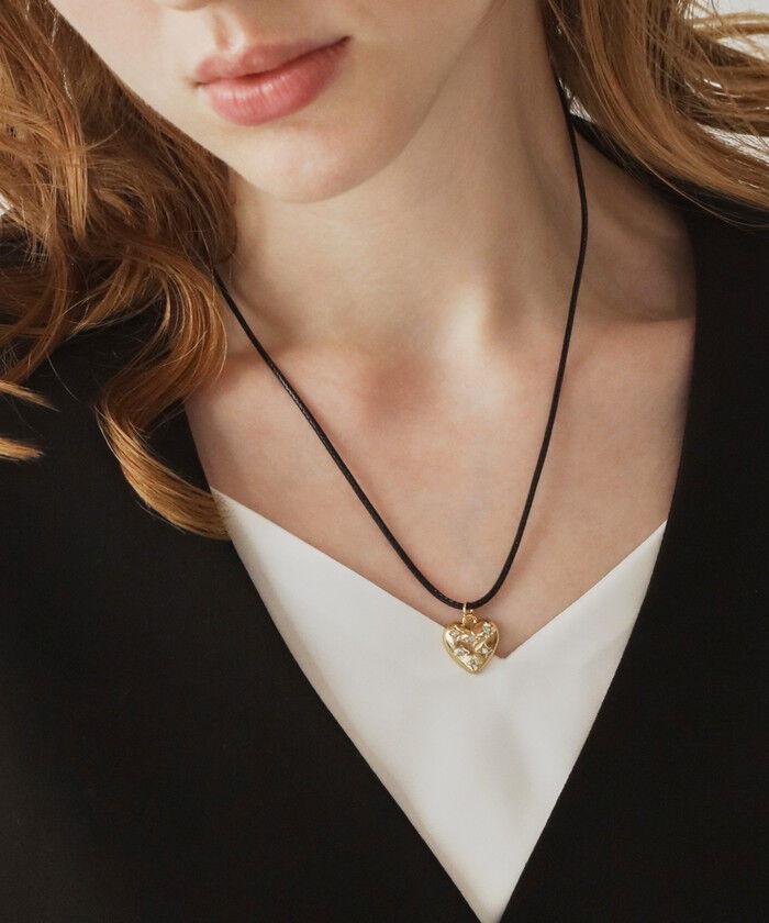 BACKYARD FAMILY「ネックレス ハート 通販 ハートネックレス ペンダント レディース アクセサリー ビジューハート」|その他|