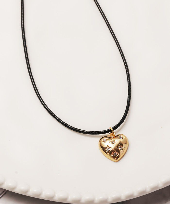 BACKYARD FAMILY「ネックレス ハート 通販 ハートネックレス ペンダント レディース アクセサリー ビジューハート」|その他|