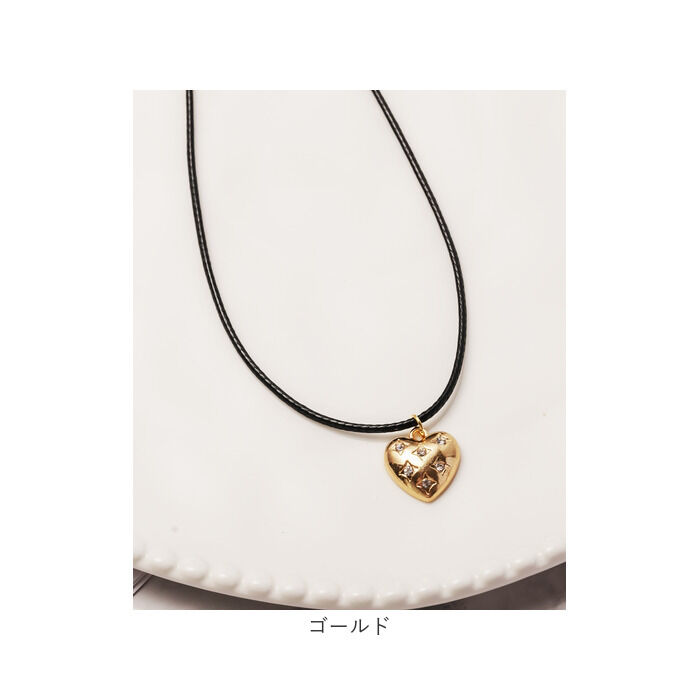 BACKYARD FAMILY「ネックレス ハート 通販 ハートネックレス ペンダント レディース アクセサリー ビジューハート」|その他|