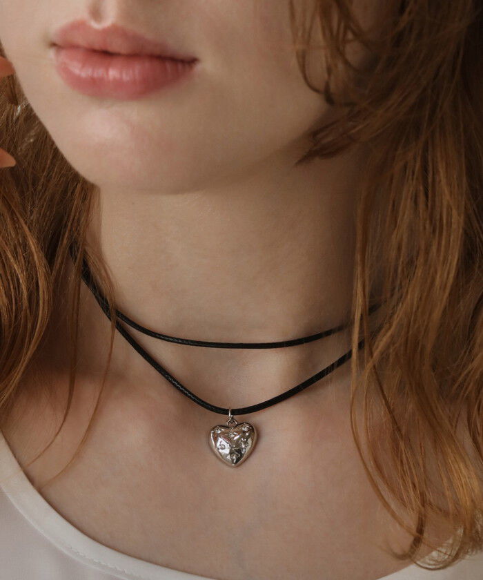 BACKYARD FAMILY「ネックレス ハート 通販 ハートネックレス ペンダント レディース アクセサリー ビジューハート」|その他|