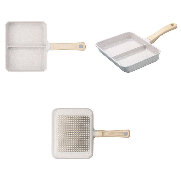 BACKYARD FAMILY「IH対応 仕切り フライパン 通販 仕切りフライパン お弁当 卵焼き 角フライパン 四角い コパン」|食器・キッチングッズ|